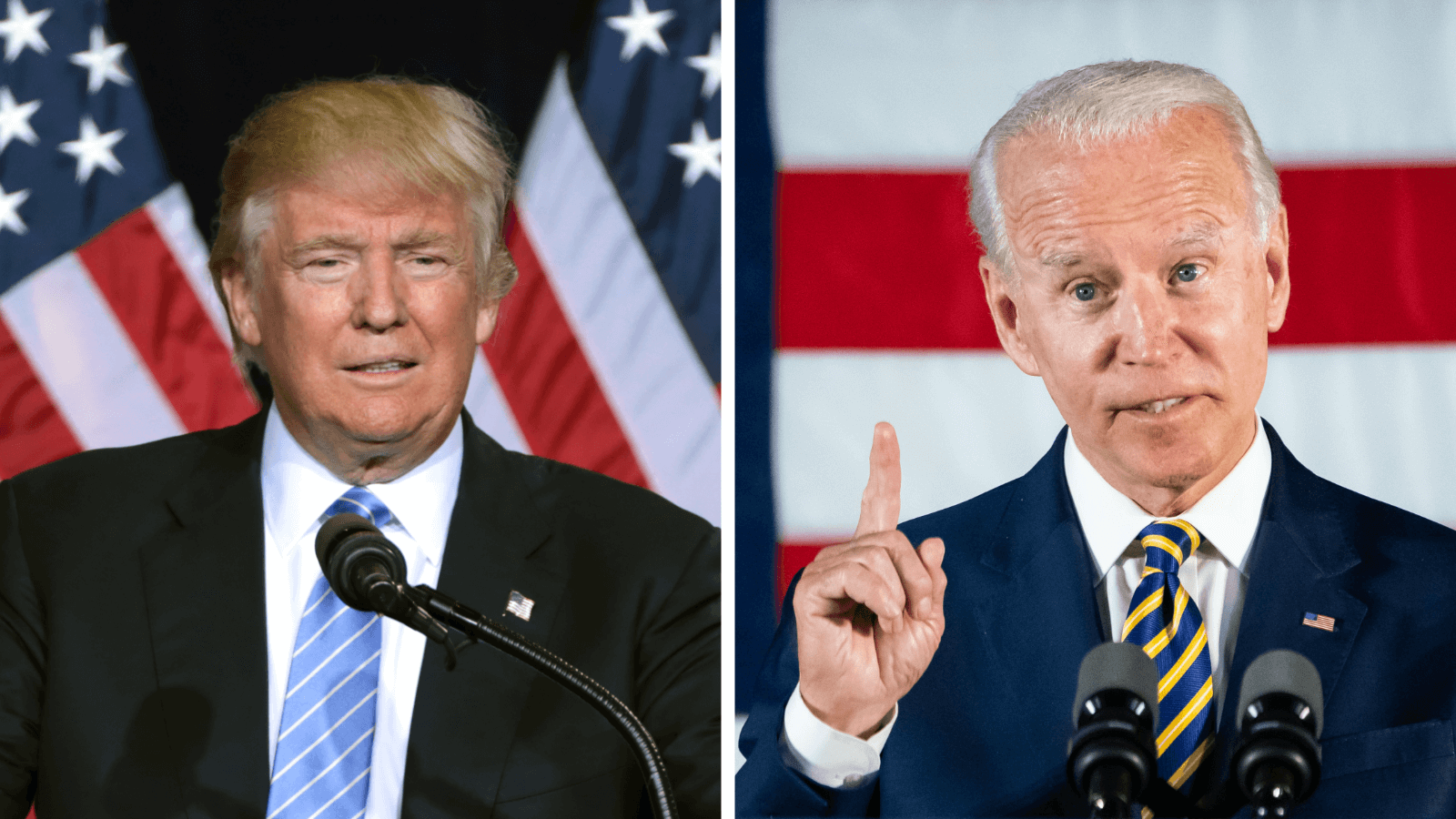 Donald Trump und Joe Biden treffen am 22. Oktober zum letzten TV-Duell vor der Wahl aufeinander.