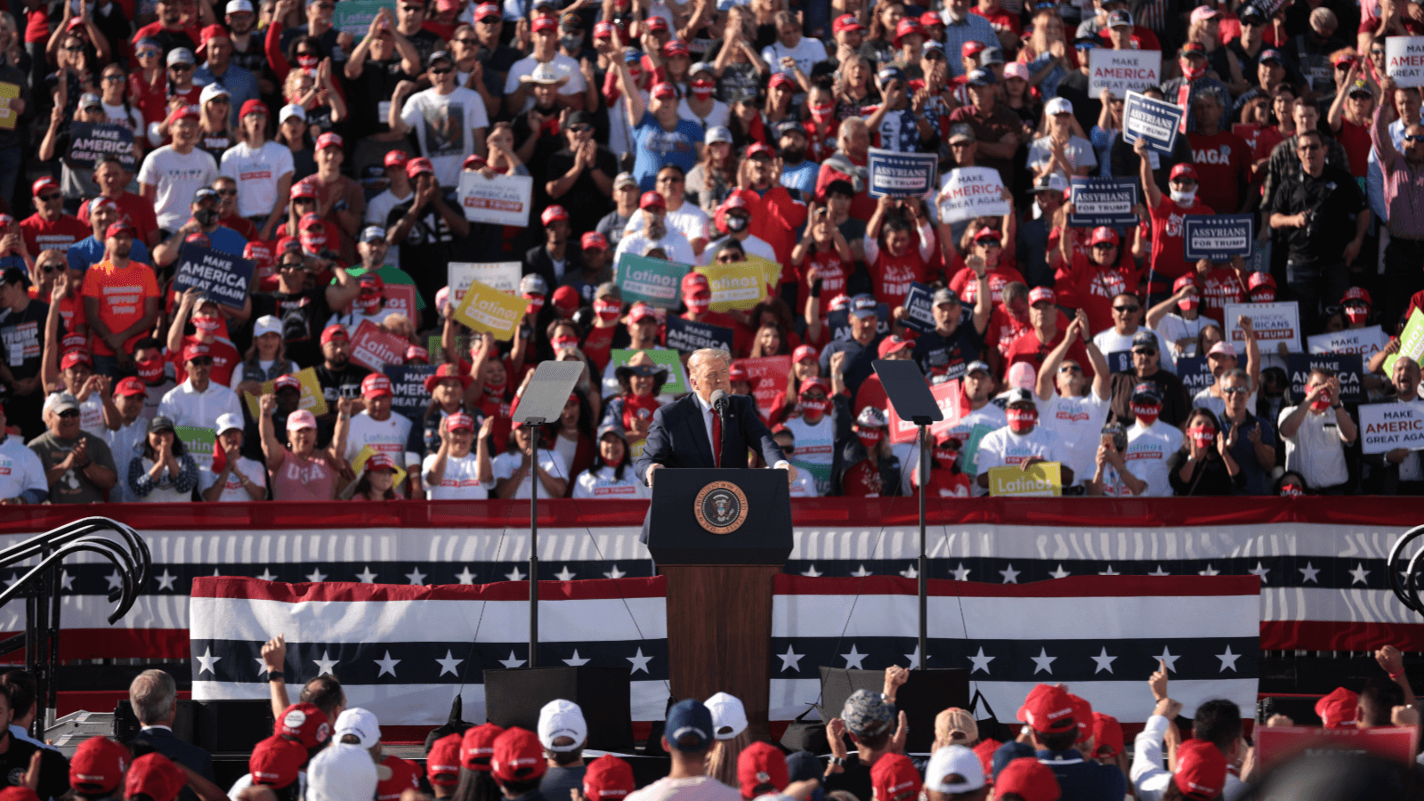 Donald Trump bei einer Wahlkampfveranstaltung in Phoenix, Arizona.