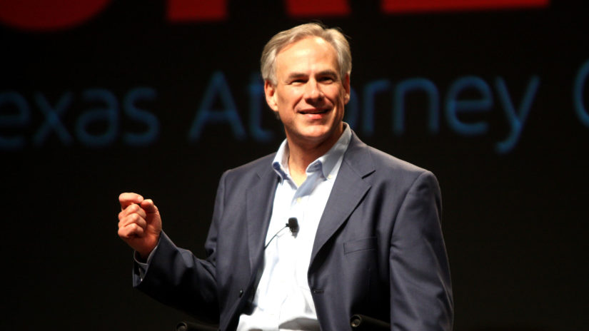 Greg Abbott bei der FreePac Konferenz in Arizona.