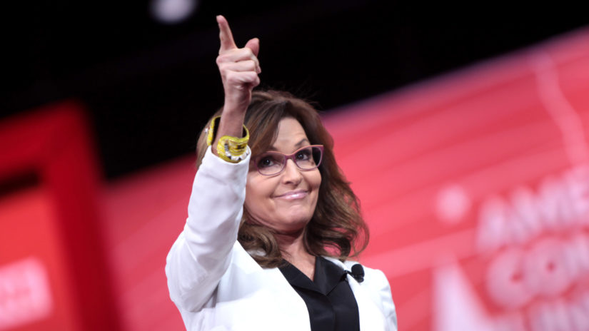 Sarah Palin bei der Conservative Political Action Conference (CPAC) 2015 in National Harbor, Maryland.