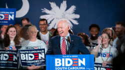 Joe Biden bei einer Wahlveranstaltung in South Carolina im Februar 2020.