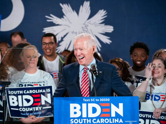 Joe Biden bei einer Wahlveranstaltung in South Carolina im Februar 2020.