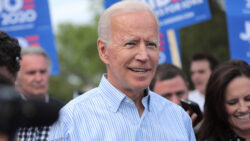 Joe Biden bei einer Wahlkampfveranstaltung in Iowa 2019.