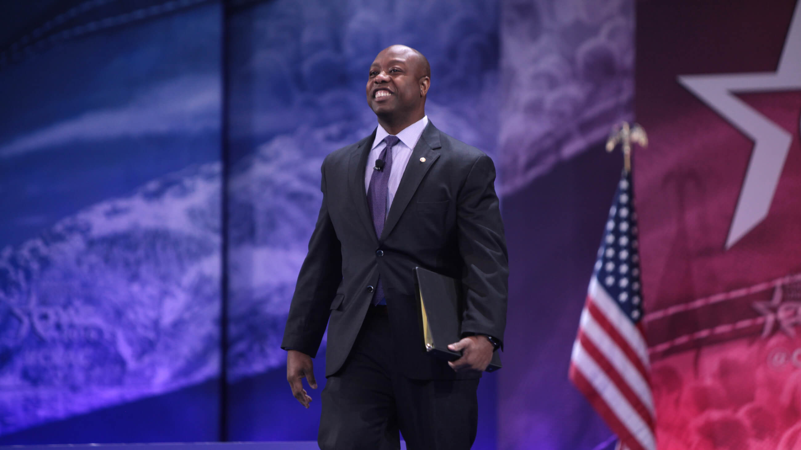 Tim Scott spricht 2016 bei der Conservative Political Action Conference (CPAC) in Maryland.